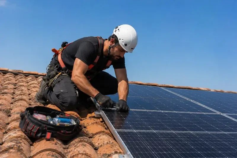Maintenance et monitoring de panneaux solaires à Ribaute-les-Tavernes